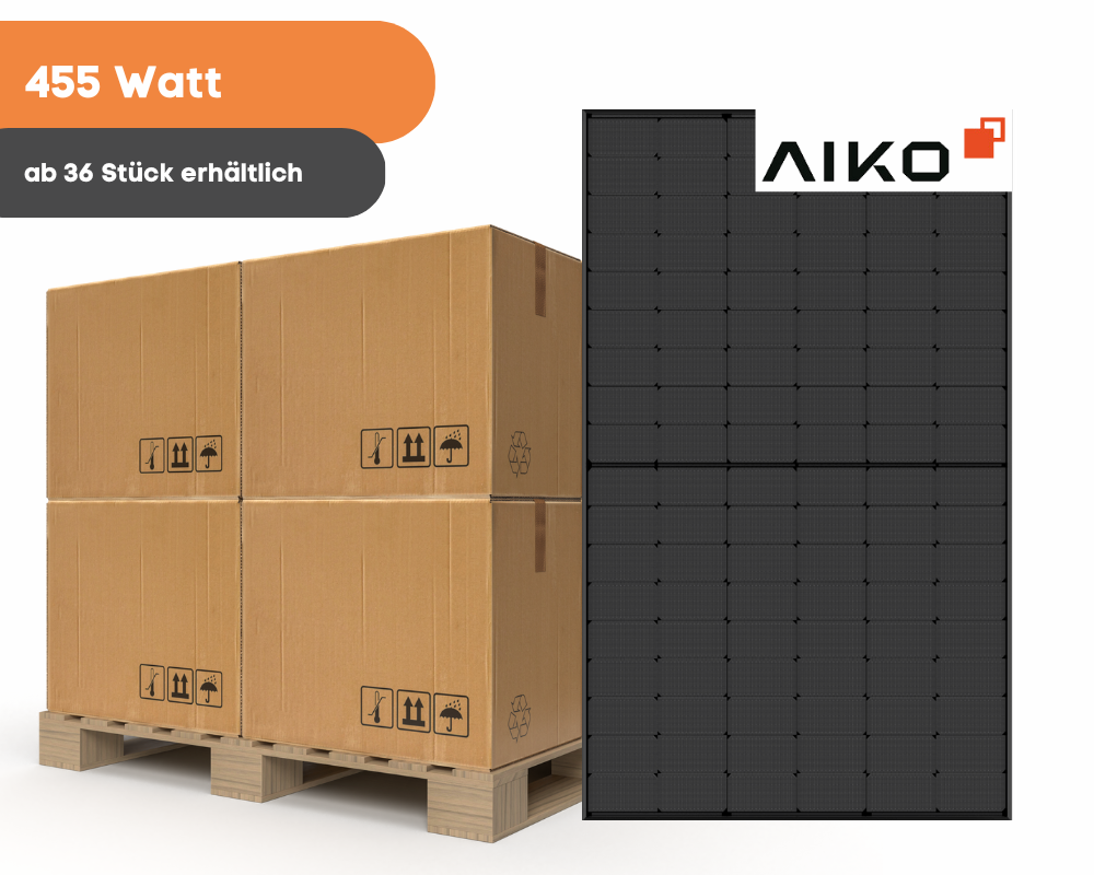 AIKO 455W - Palette PV Modul AIKO-A455-MAH54Mb