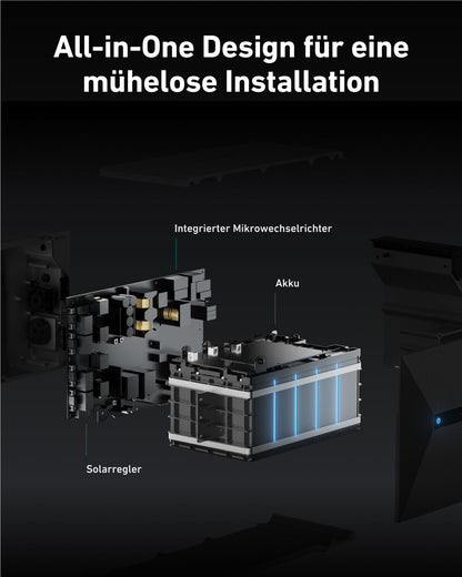 Anker SOLIX Solarbank 2 E1600 Pro - Speicher für Balkonkraftwerke